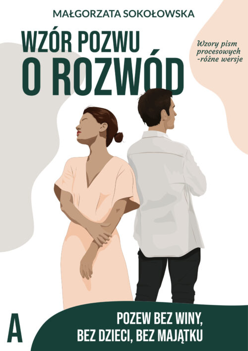 Wzór prostego pozwu rozwodowego - bez winy, bez dzieci.