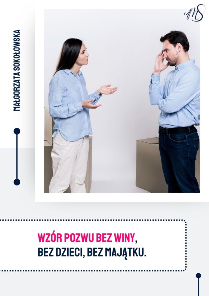 Wzór pozwu bez winy, bez dzieci, bez majątku